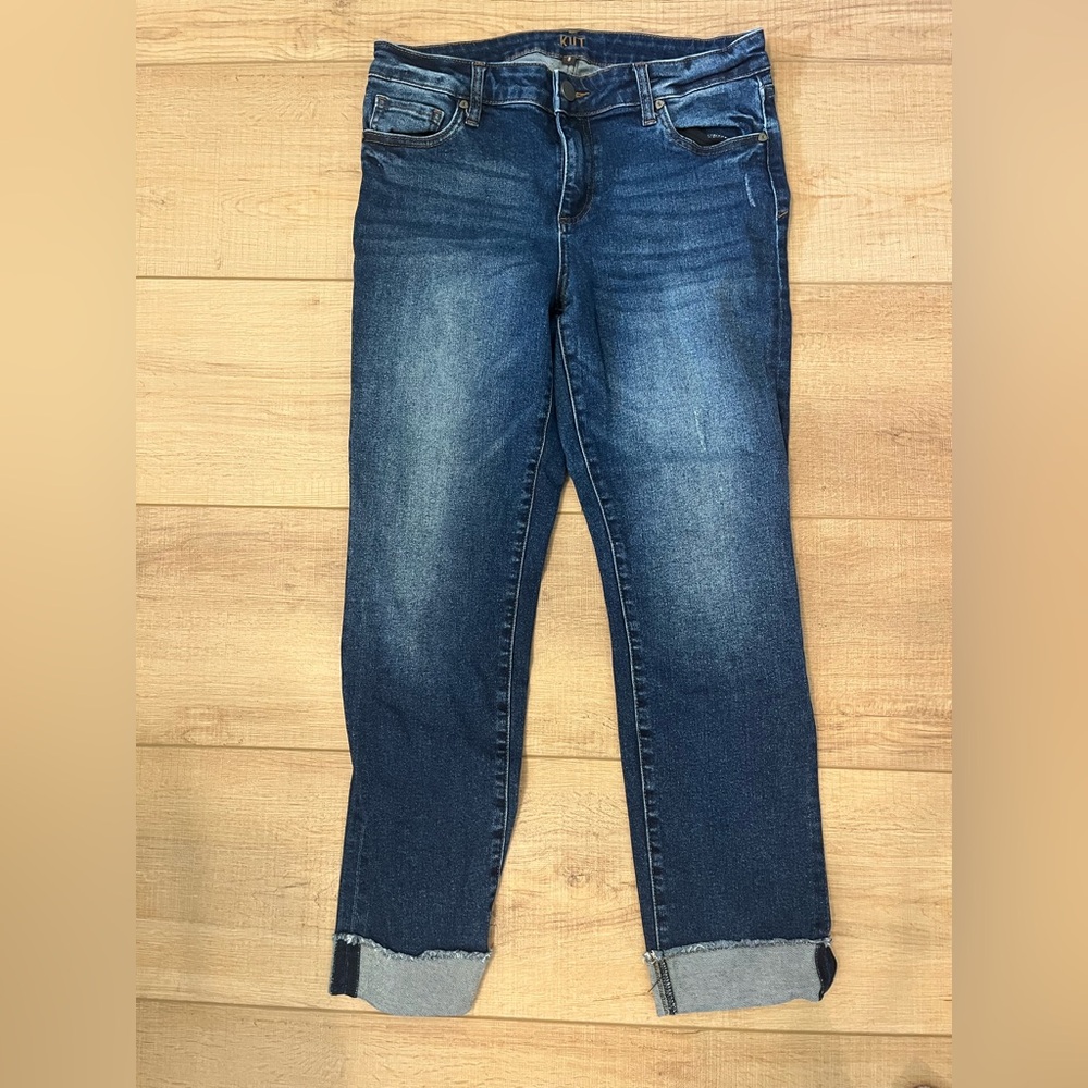 Kut from the Kloth Dark Blue Ankle Jeans